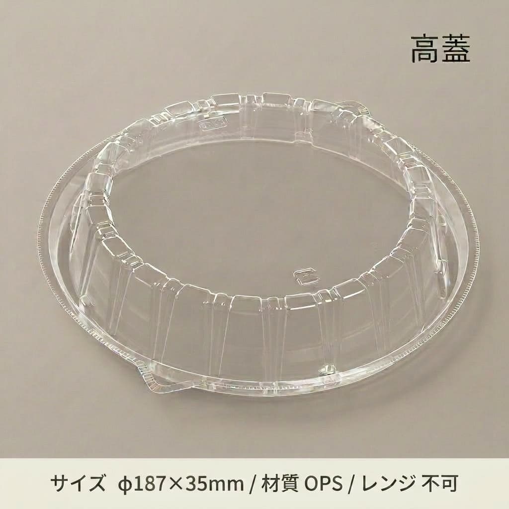 T-DLV麺丼19　中皿内嵌高蓋穴有(50枚入)