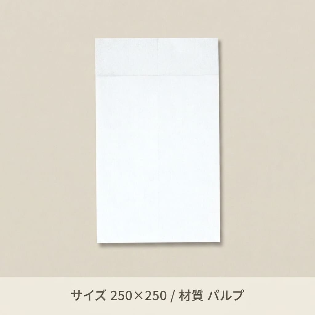 六ツ折ナフキン　白無地　（1000枚入）